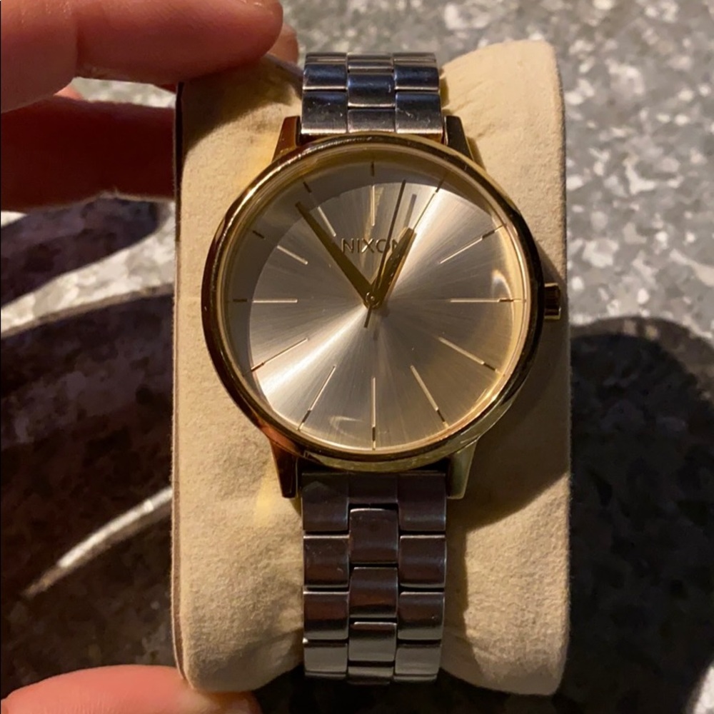 Women’s NIXON two tone watch!